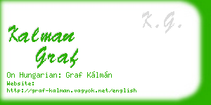 kalman graf business card